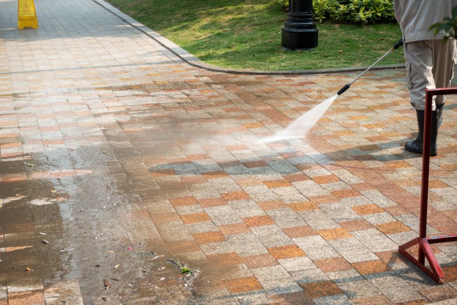 Driveway Cleaning From Coastal Breeze Softwash