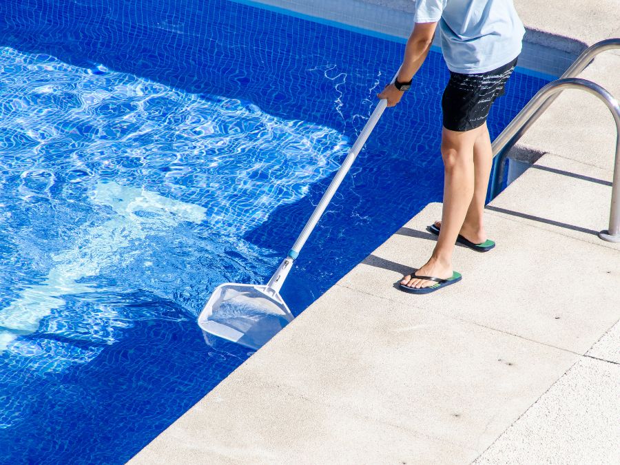 Pool Deck Cleaning From Coastal Breeze Softwash