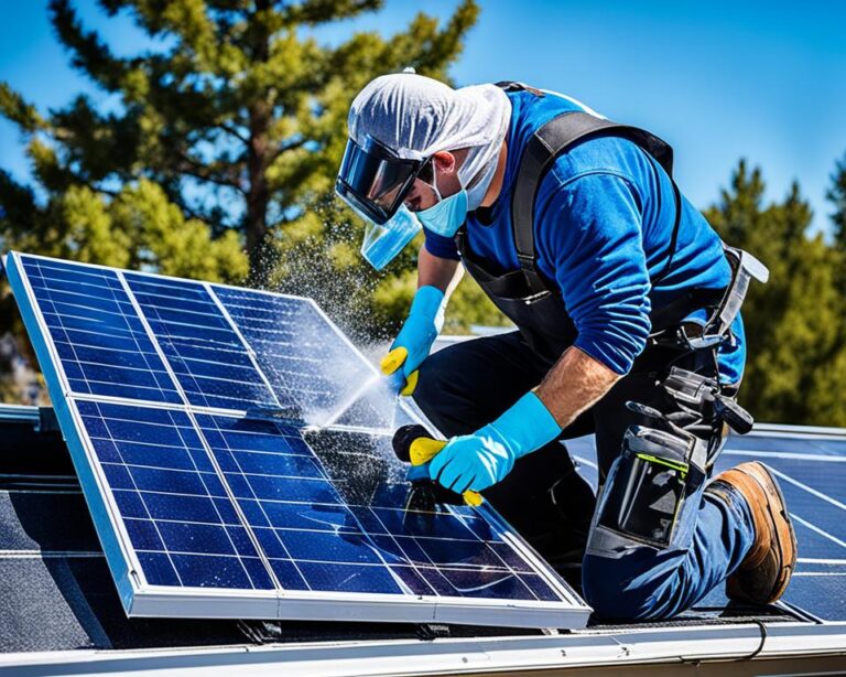 solar panel cleaning